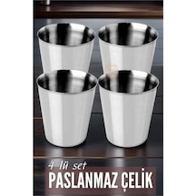 Çelik Bardak Seti 4 Adet Fazio Giacinto Design 719313 '