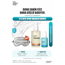 The Simple Plan Calm Hug Kızarıklık & Bariyer Bakım Seti - Serum + Temizleyici Uyku Maskesi Hediyeli 2'li
