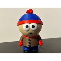 Stan Marsh Figürü - 3d Yazıcı South Park Biblo - Kırmızı Ponponlu Şapkalı Koleksiyon Figürü