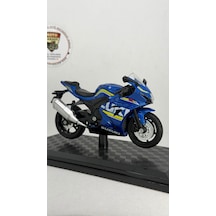 Suzuki Gsx-r1000r Motogp Edition Mavi 1:18 Ölçek Diecast Model Motosiklet