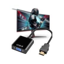 Hdmı To Vga Kablo Çevirici Dönüştürücü Görüntü Aktarıcı Hdvga015
