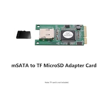 Novahub Msata-microsd Dönüştürücü Kart - Windows & Mac İçin Uyumlu Yeşil Adaptör