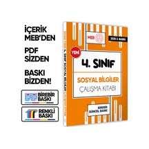 2026 MEB ÖDM İlkokul 4.Sınıf SOSYAL BİLGİLER Çalışma Kitabı Alıştırm