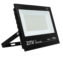 Zmr 200 Watt - 220 Volt Beyaz 6500k Ip66 150 Işık Açısı Siyah Slim Kasa Led Projektör-76107