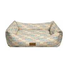Dubex Makaron S Boy Dikdörtgen Kısa Çizgili Kedi Yatağı 50 x 38 x 19 CM