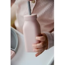 Oioi Hüp + Up -şişe + Pipet - Pinky Pink/powder Grey .