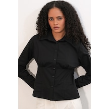 Bigdart 20231 Slim Fit Poplin Gömlek - Siyah