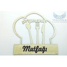 Ahşap Dekoratif Mutfak Dekoru