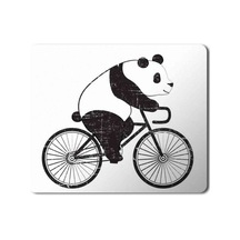 Panda Bisiklet Süren Panda Mouse Pad Mousepad