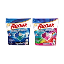 Renax Çamaşır Kapsülü 30 Yıkama Beyazlar Ve Renkliler 2 Li Paket