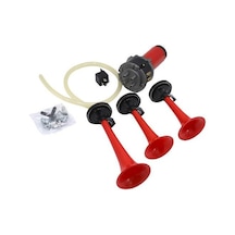 3 Borulu Kompresörlü Havalı Korna 12v