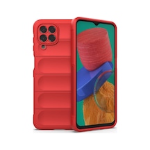 Samsung Galaxy Uyumlu M33 Kılıf Optimum Silikon - Kırmızı Bzsxx00 1