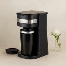 Filtre Kahve Makinesi 700w 400ml Portatif Çelik Bardak Renkli