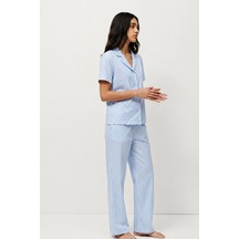 Norcia Sports Standart Boy Elastanlı Mavi Pijama Takımı Çok Renkli - 929323074 Çok Renkli - 929323074 Çok Renkli