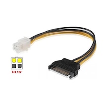 30 cm 15 pin erkek sata to 4 pin kablo 15 pin sata to 4 pin 12v power kablo