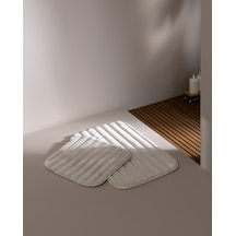 Madame Coco Elvane 2'li Banyo Paspası - Ekru 8684427344910 Çok Renkli
