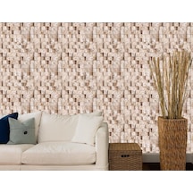 3D Boyutlu Taş Desenli Duvar Kağıdı (397446004)