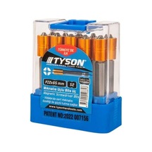 Pz2x65mm S2 Çeliği Çift Yönlü Mıknatıs Uçlu Bits Uç 4 Adet