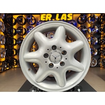 4 Adet Mercedes  6 15 5 112 Et31 66.6 Sılver Jant Revize Edilmiş Takım