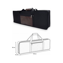 Org Çantası 61 Tuşlu Org İçin Taşıma Çanta Kılıfı 10x25x80 Cm