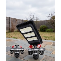 Akıllı Güvenlik Kamerası Solar Panelli Led Projektörlü Uczzblm102solarkamera-5