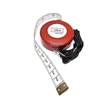 Otomatik Askılı metre ve İnç'li Terzi Mezurası 3 Metre