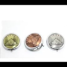 Hubrendy Emin Metal İstanbul Temalı Yöresel Kabartmalı El Aynası