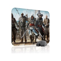 Assasin's Creed Kaymaz Dikişli Kauçuk Oyuncu Mousepad V4 - 48x40 Xl Gaming Mouse Pad Fare Altlığı