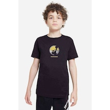 Minios Baskılı Unisex Çocuk Siyah T-Shirt (534608400)