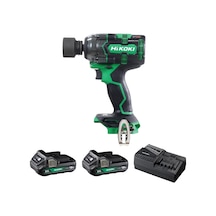 Hikoki WR18DH-2.0 18V/2.0AH 345NM 1/2" Çift Akülü Kömürsüz Şarjlı Darbeli Somun Sıkma Makinesi