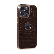Apple iPhone Uyumlu 14 Pro Max Kılıf Snake Kapak - Bordo Bz8683140598006