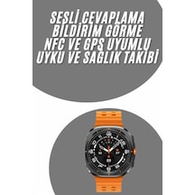 Tüm Telefonlara Uyumlu Akıllı Saat Uyku Ve Sağlık Takibi Nabız Ölçer Adım Sayar