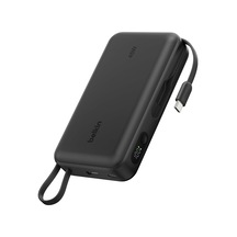 Ultracharge 20000 Mah Usb-c Kablolu Ve Ekranlı Power Bank, Siyah