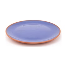 Seramik Sunum Tabağı 18 Cm Mavi