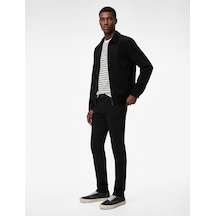 Koton Normal Bel Pamuklu Skinny Fit Jean Pantolon - Michael Jean Siyah 6sam40114nd