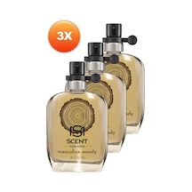 Avon Scent Masculine Woody Erkek Parfüm EDT 30 ML x 3 Avon Scent Masculine Woody Erkek Parfüm EDT 30 ML x 3