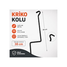38 Cm Kriko Kolu Metal Araç Kriko Çevirme Kolu Dayanıklı Oto Kriko Kaldırma Aparatı