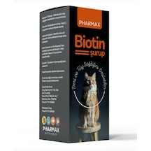 Pharmax Biotin Şurup 40 Ml Kedi & Köpek İçin Biyotin, Çinko & B-kompleks Tüy Parlatıcı Damla