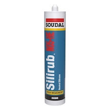 Soudal Silirub No5-He Nötr Dış Cephe Silikonu 300 Ml Antrasit Gri Antrasit