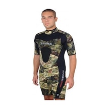 APNEA HUNTER SHORTY 3 MM DALIŞ ELBİSESİ - M Siyah - Yeşil