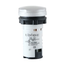 Tbloc Sıl22-24 Beyaz Sinyal Lambası Led 24v