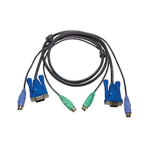 Aten 2L 5002P/C 1.8 Mt Ps/2 Klavye Mouse Monitör Vga Kvm Switch K