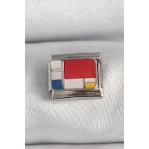 Mey İthalat 316l Çelik Gümüş Renk Karışık Renk Portre Model Nomination Charm - Özel Seri Meyeb682b248fe132f89895082359