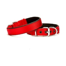 Softlu Köpek Boyun Tasması 1,5 Cm X 30 Cm Kırmızı Çok Renkli