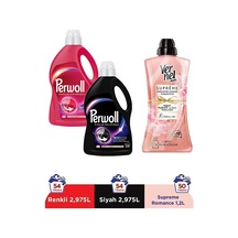 Perwoll Hassas Bakım Sıvı Çamaşır Deterjanı 2x54 Yıkama Siyah & 2950 ML