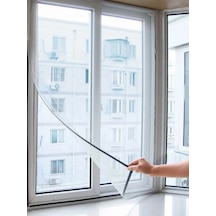 75 X 125 Cm 5 Metre Çift Taraf Bantlı Pencere Sinek Önleyici Kovucu Sineklik Perdesi Plastik