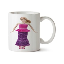 Barbie-doll-free-download-png.png İki Tarafı Baskılı Kupa Bardak Çok Renkli