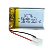 502030 3.7v 250 Mah Li-polymer Pil Devreli/1.5a Tg 5klfk5h