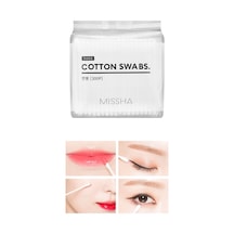 Missha Cotton Swabs Çift Taraflı Makyaj Pamuğu 300 Adet