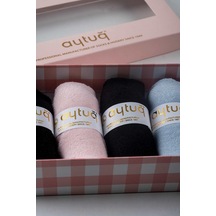 Aytuğ Kadın Modal Patik Çorap 5 Çift Özel Kutulu 4 Renk 33241